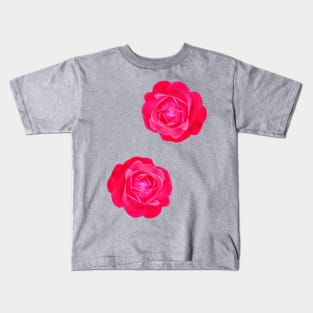 Two pink roses Kids T-Shirt